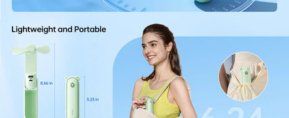 JISULIFE 3-in-1 Portable Power Fan